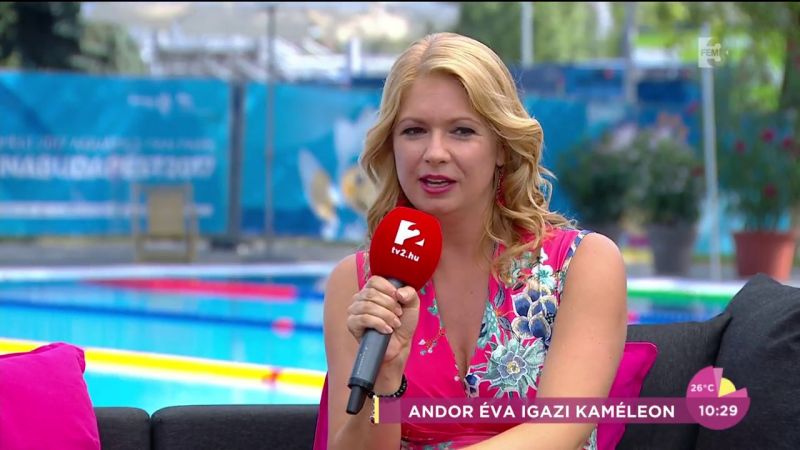 Így még nem sokszor láthattuk: bikiniben mutatta meg alakját Andor Éva, a TV2 híradósai