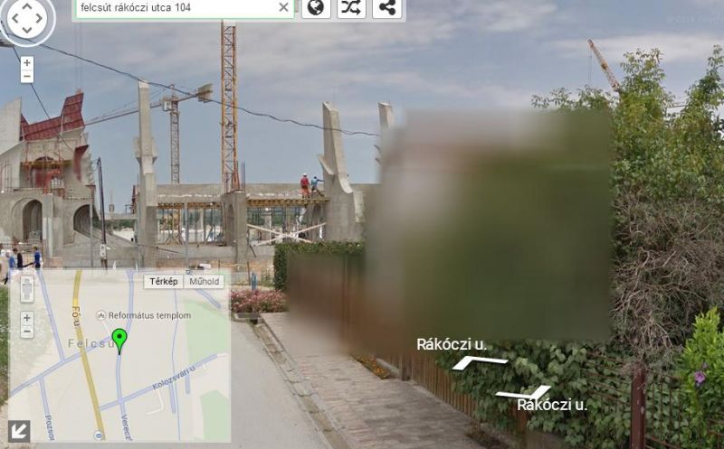 Kitakarta Orbán felcsúti házát a Google Maps