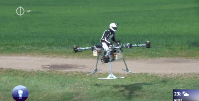 Magyar fejlesztők menőbb drónt építettek, mint a Star Wars filmek lebegő homokfutói