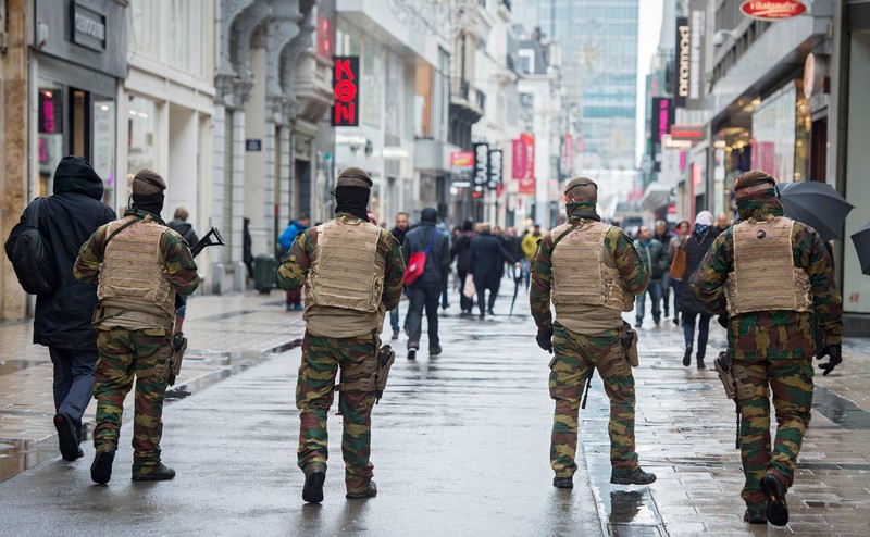 Terrorriadó Brüsszel központjában