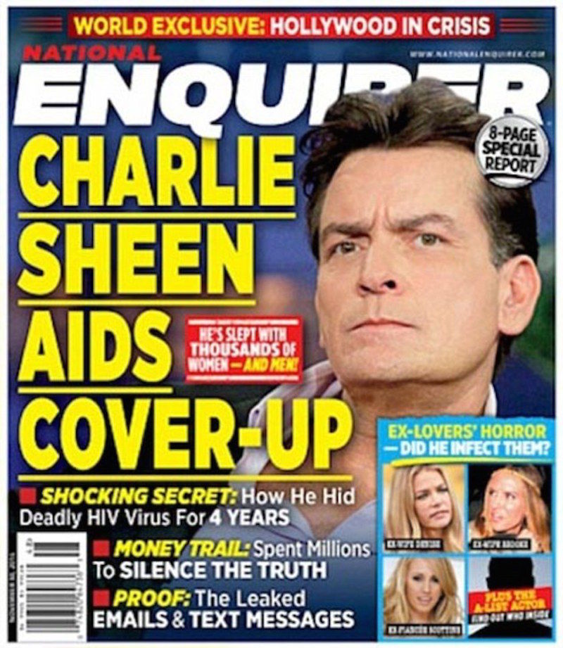 Charlie Sheen lehet a HIV-pozitív hollywoodi sztár