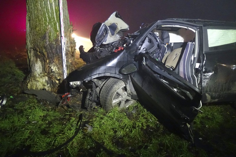 Fának csapódott egy autó Kiskunmajsán, a vezetője meghalt