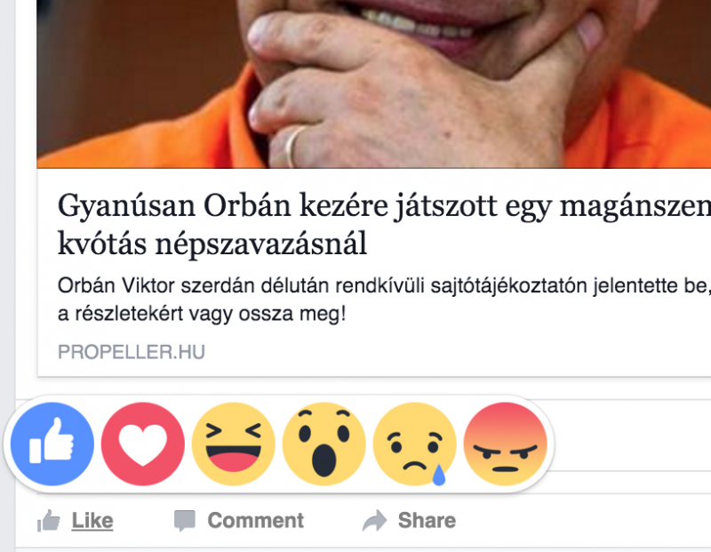 Érkeznek a magyarokhoz is az új lájk jelek Facebookon