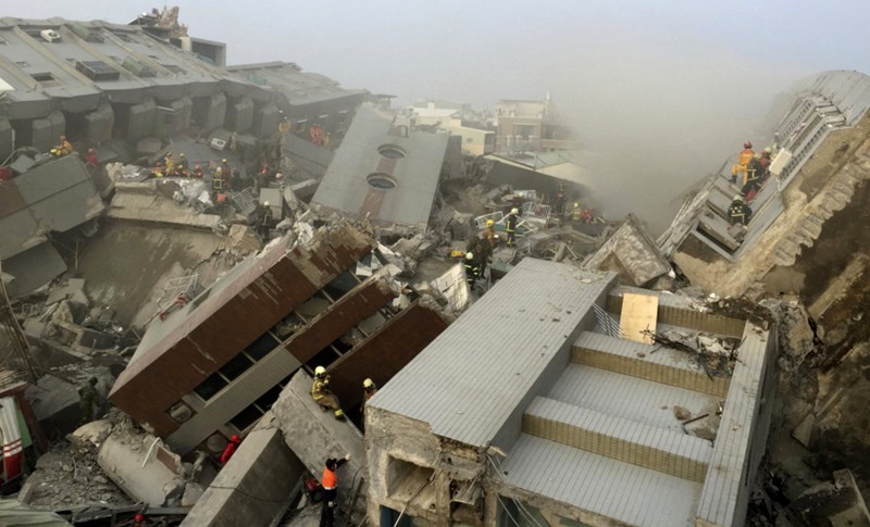 6,4-es erősségű földrengés rázta meg Tajvant, több halott