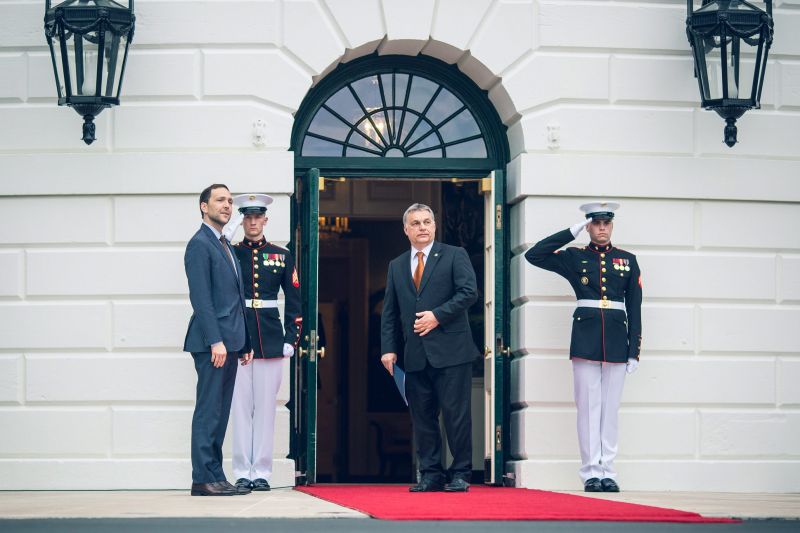 Bejutott a Fehér Házba Orbán
