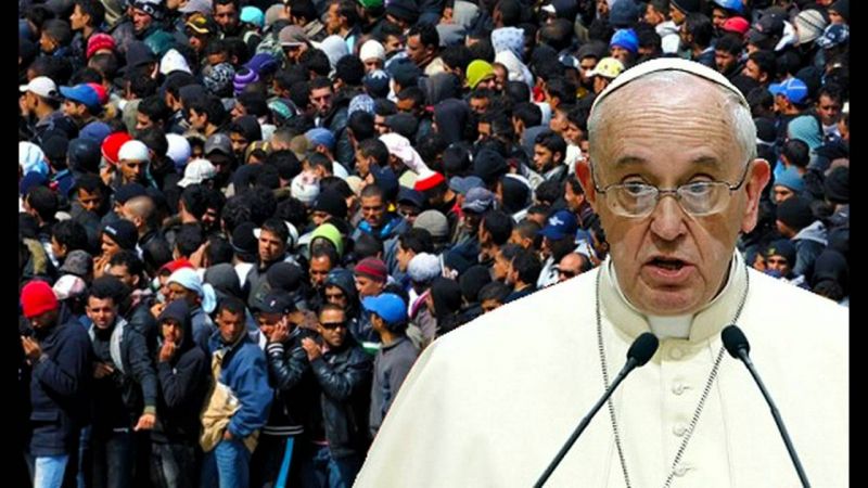 Ferenc pápa beengedné a migránsokat