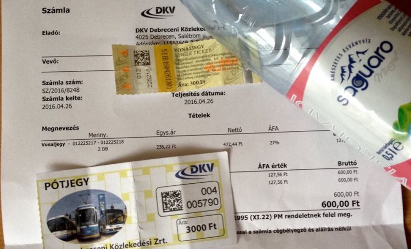 3000 forintba került két korty víz Debrecenben