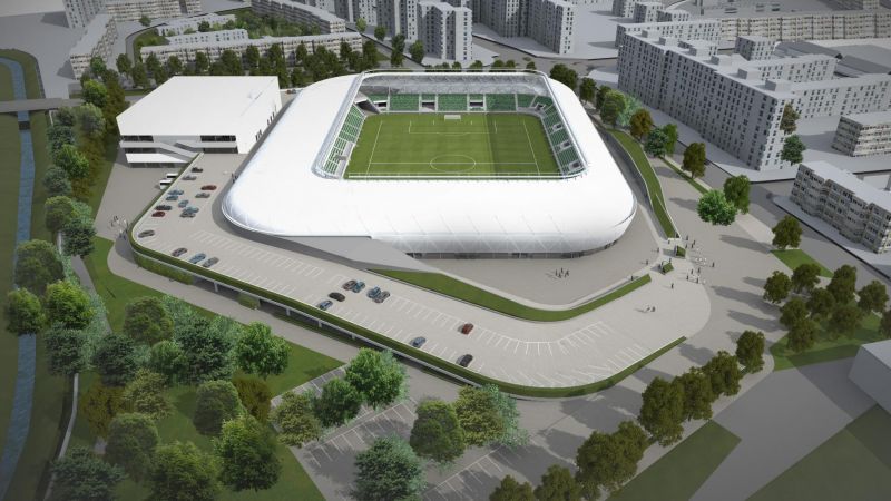 Újabb stadion épül, 15,6 milliárd forintba fog kerülni