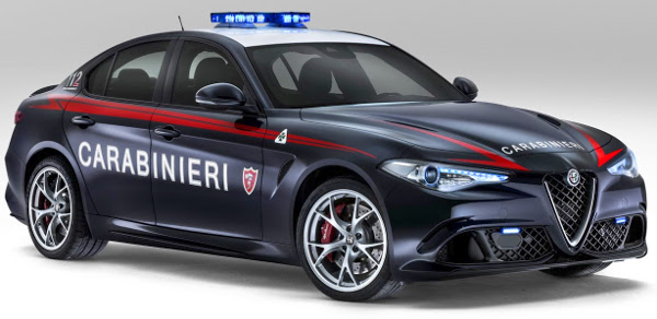 Ilyen brutális Alfa Romeo szörnyeteggel csapatják az olasz rendőrök