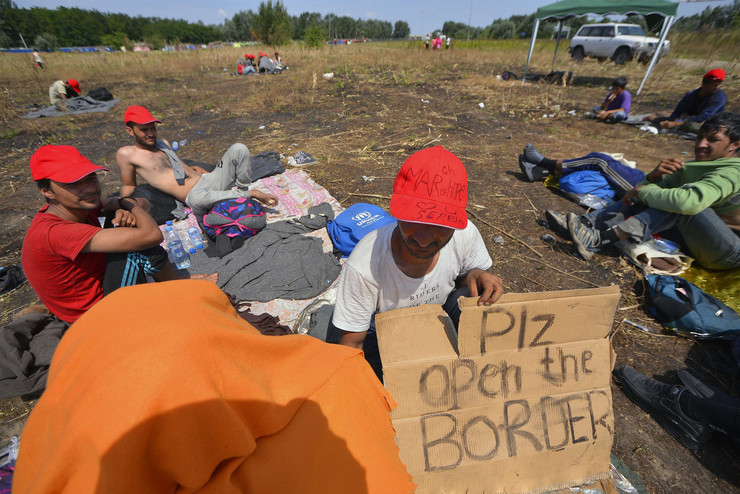 Elájult egy éhségsztrájkoló a szerb-magyar határnál