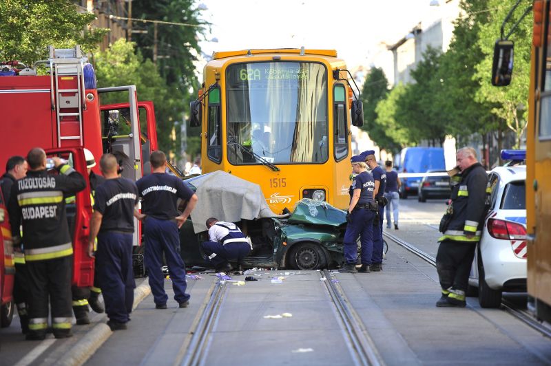 Halálos baleset Budapesten