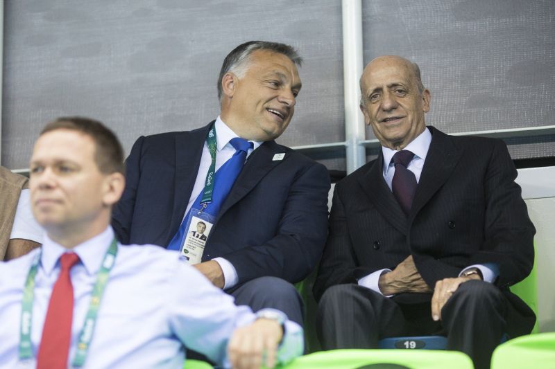 Orbán a FINA vezetőivel találkozott