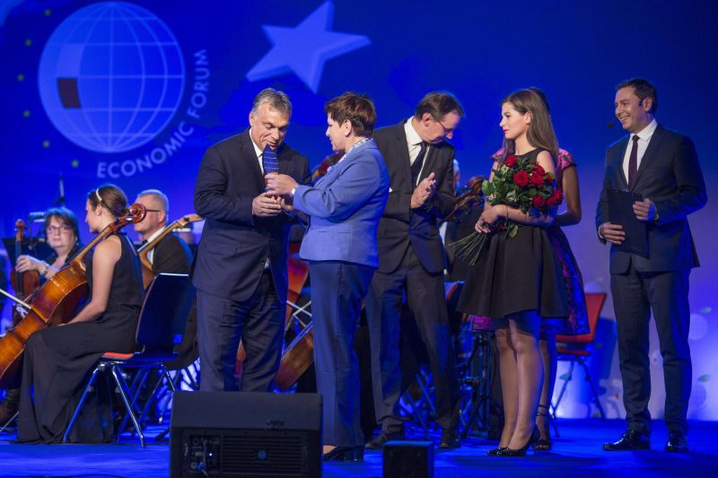 Orbán Viktor kapta Az év embere díjat