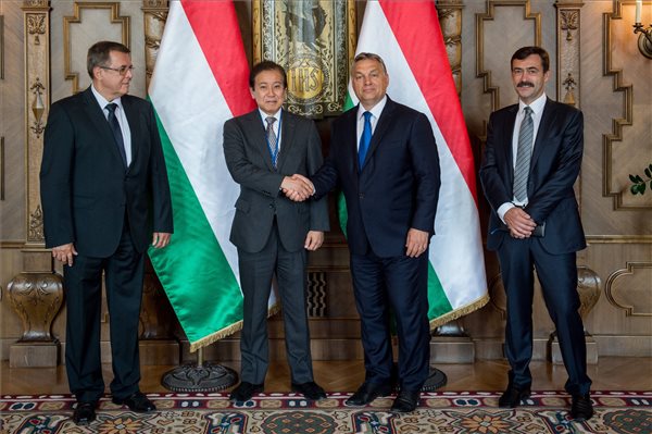Orbán Viktor a Magyar Suzuki új vezérigazgatójával tárgyalt