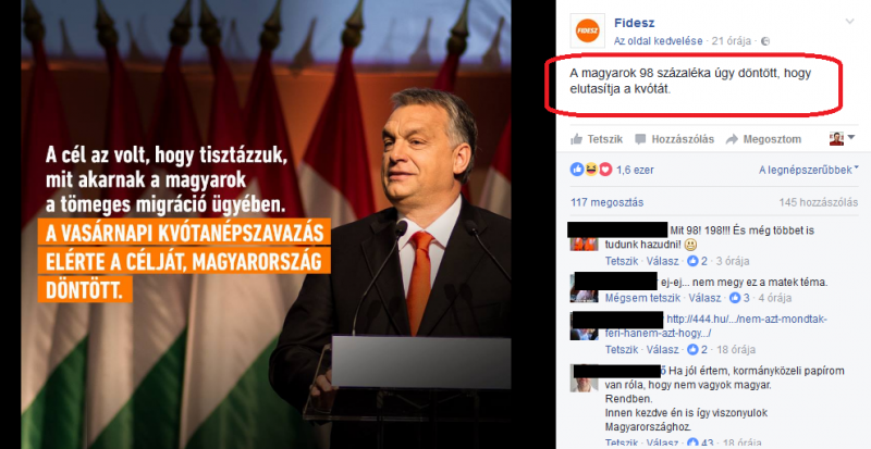 A Fidesz szerint már nem is magyar, aki nem szavazott