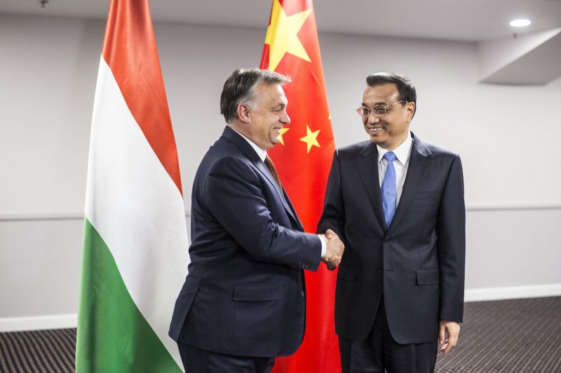 Orbán Viktor a kínai kormányfővel tárgyalt