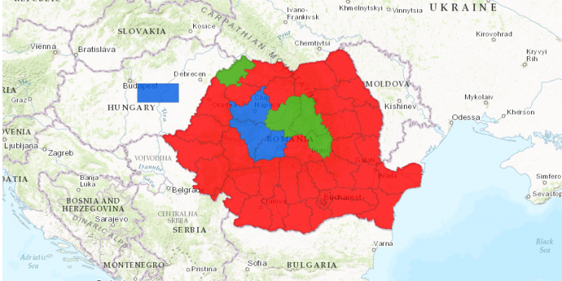 Szénné nyerte magát a baloldal Romániában – térképpel