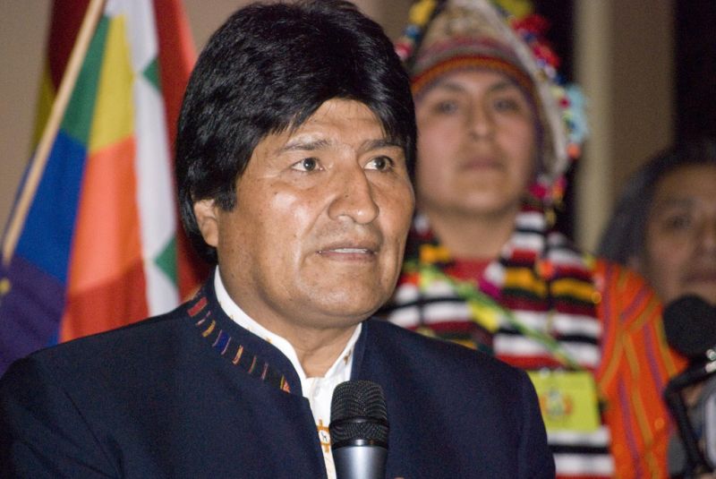 Áldását adta a még több kokainra a bolíviai elnök 