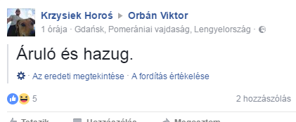 Interneten estek Orbán torkának a lengyelek