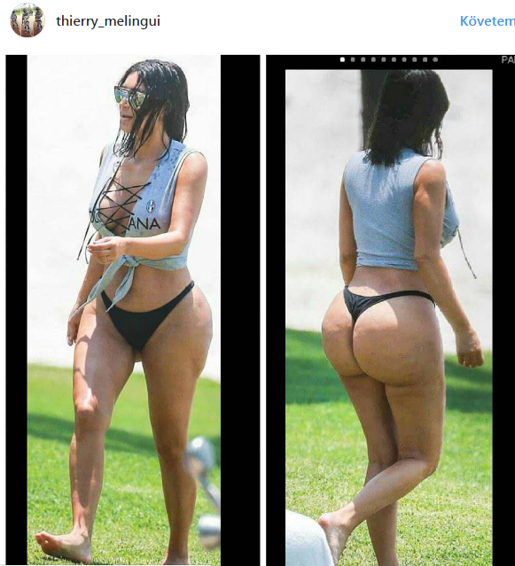Így néz ki Kim Kardashian hatalmas feneke retus nélkül