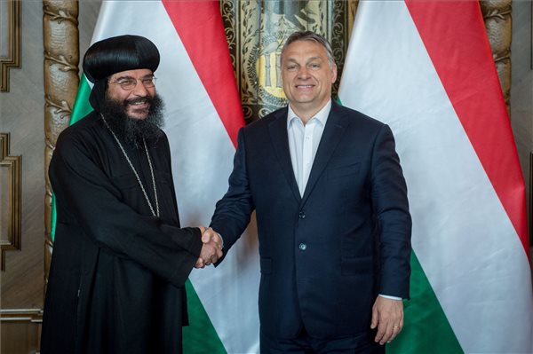 Orbán Viktor a bécsi kopt püspökkel tárgyalt