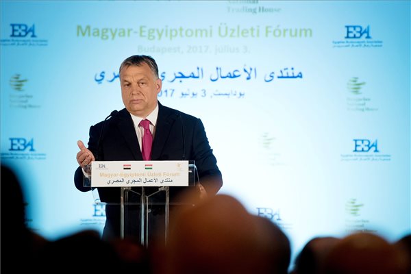 Orbán: áttörés kell a magyar-egyiptomi gazdasági kapcsolatokban
