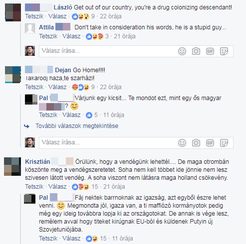 Megy a gyalázkodás a távozó holland nagykövet Facebook-oldalán