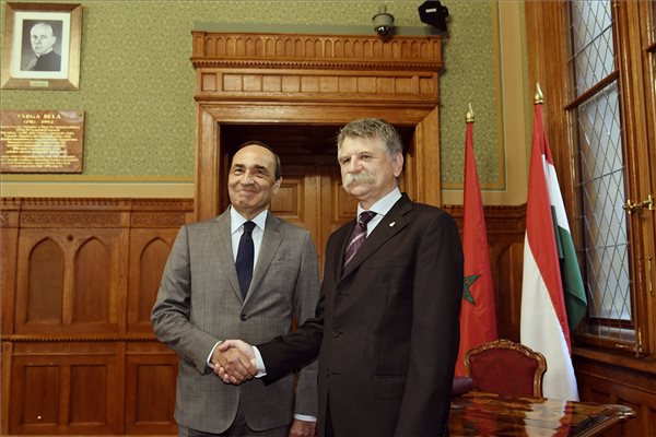 A marokkói képviselőház elnökével tárgyalt Kövér László