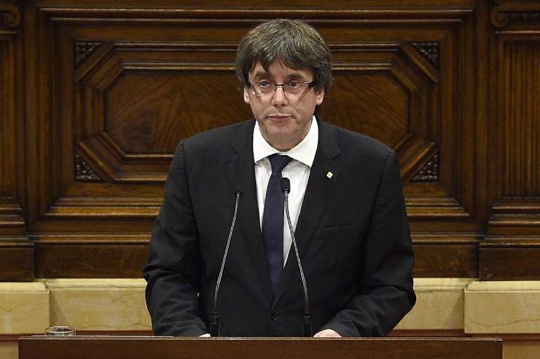 Katalán elnök: az emberek független Katalóniát akarnak, ő pedig követi az akaratukat