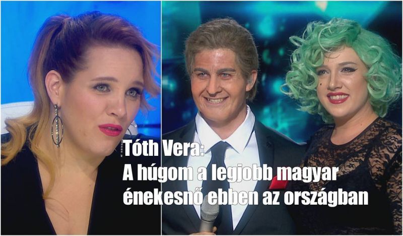 Tóth Vera szerint a húga a legjobb magyar énekesnő Magyarországon