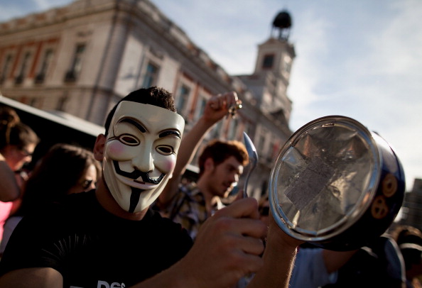 Ma Budapesten is felvonulnak az Anonymus maszkosok
