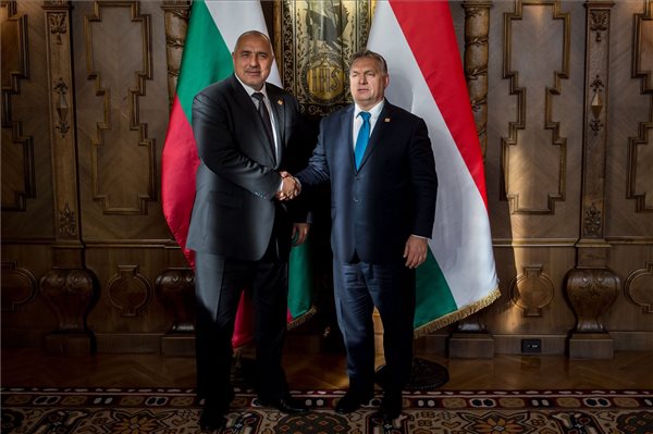 A bolgár miniszterelnököt fogadta Orbán Viktor