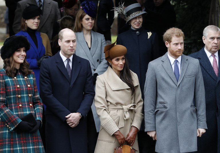 Harry herceg menyasszonya is a királyi családdal karácsonyozott