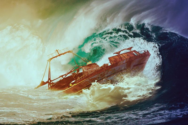 Eltűnt egy orosz halászhajó a viharos tengeren
