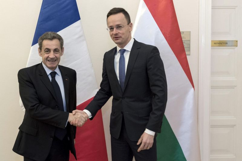Nicolas Sarkozy találkozott Orbán Viktorral és Szijjártó Péterrel is 