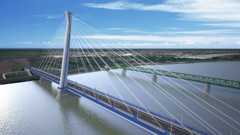 Így épül az új Duna-híd