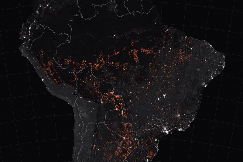 A tavalyinál mintegy négyszer több tűz tombol az Amazonas vidékén
