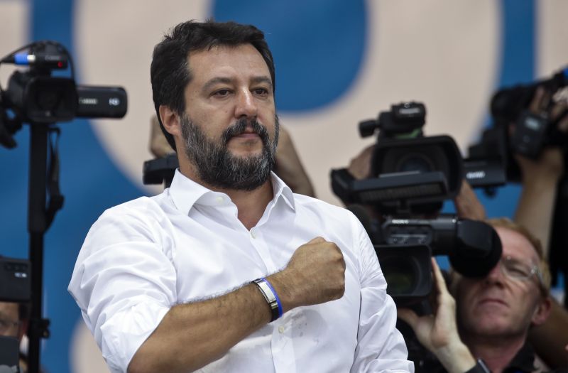 Salvini nagyon kiakadt a Conte-kormányra