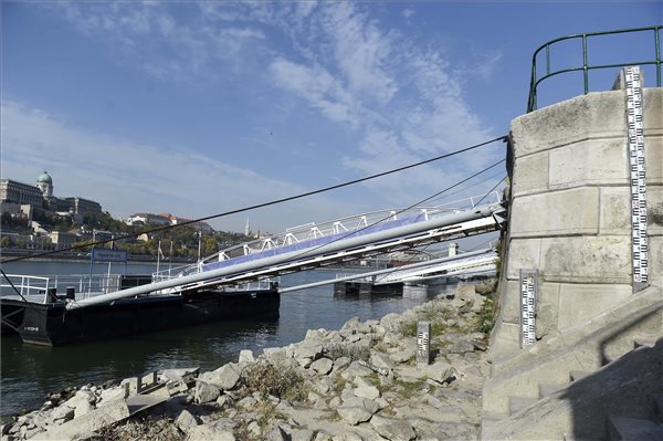 Tovább csökkent a Duna vízszintje Budapestnél és még nincs vége