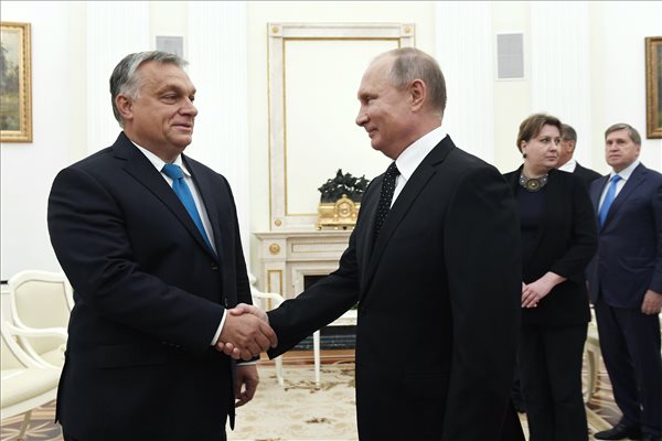 Orbán: kiegyensúlyozott, kiszámítható a magyar-orosz kapcsolat 