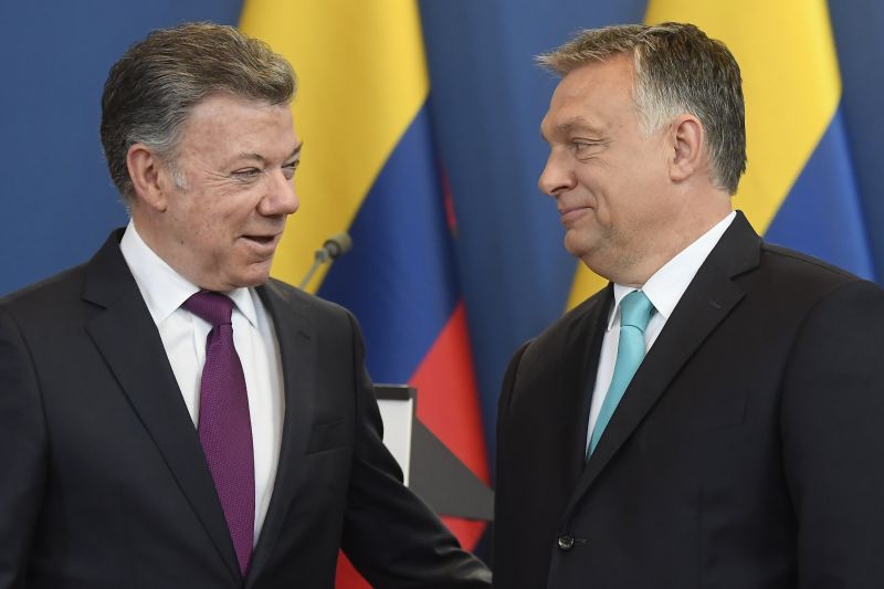 Orbán szerint Magyarországnak és Kolumbiának is nagyratörő tervei vannak
