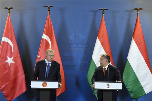 Erdogan megköszönte Magyarországnak a török EU-csatlakozáshoz nyújtott támogatását