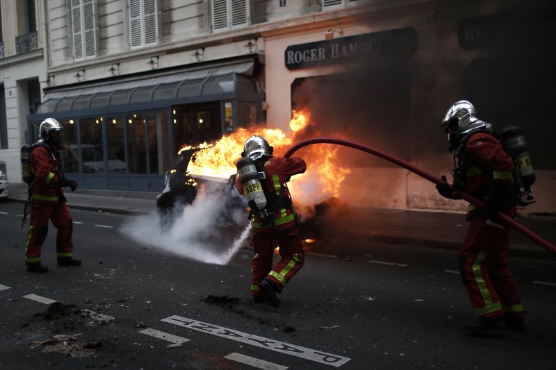Franciaországban csökkent az erőszakos cselekmények intenzitása