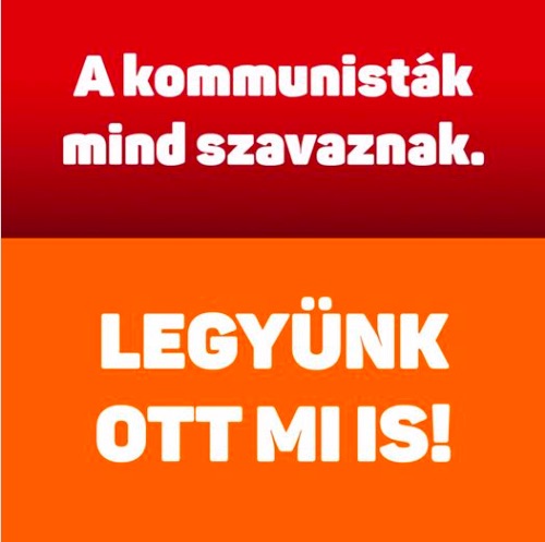 Fidesz: aki nem rájuk szavaz, az kommunista