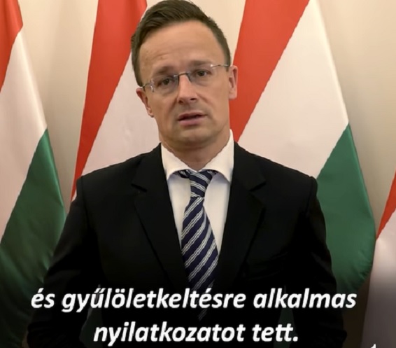 Szijjártó: adjon több tiszteletet a magyaroknak Románia elnöke!