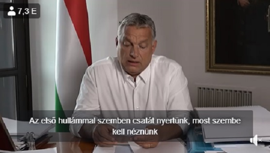 Itt vannak Orbán Viktor friss bejelentései a járvánnyal kapcsolatban