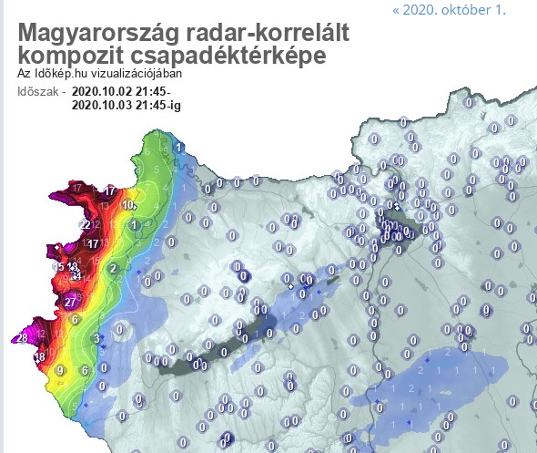 Özönvízzel csaptak le az első zivatarok Magyarországra – egyre több járásra adják ki a narancs riasztást
