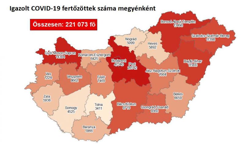 Egyetlen nap alatt 154 áldozatot szedett a járvány Magyarországon
