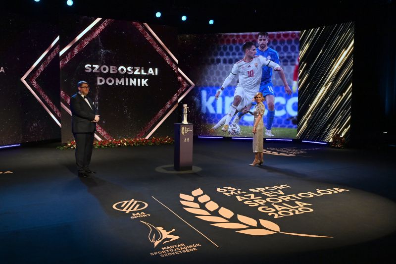 Tarolt a magyar foci az Év sportolója 2020 díjátadóján