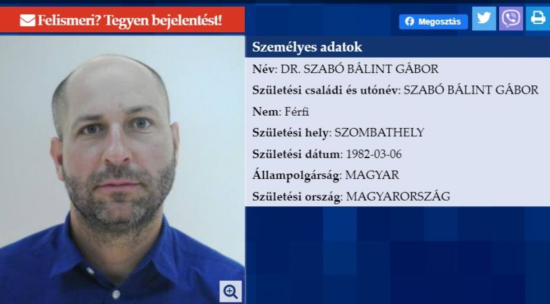 Előkerült Szabó Bálint, az eltűnt szegedi képviselő